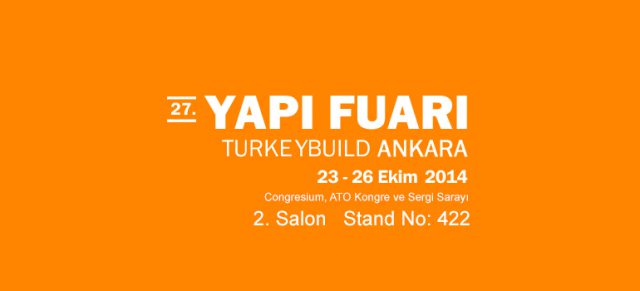 Hekim Yapı A.Ş. a pris sa place au 27. salon de bâtiment et de construction à Ankara